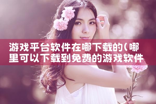 游戏平台软件在哪下载的